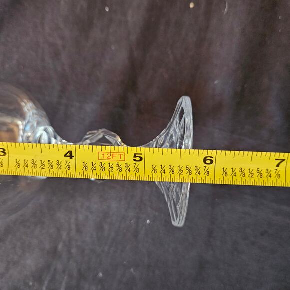 Bohemia Crystal Claudia Water Goblet Wine Glasses Set of 4 Ball Stem 5.5" - Picture 6 of 7